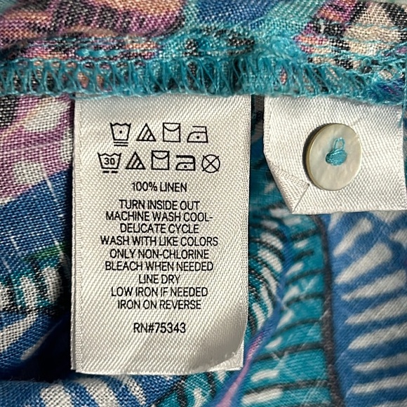 Size S Cynthia Rowley, 100% linen - Picture 4 of 7